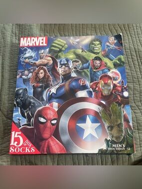 Marvel 15 days of socks advent calendar New